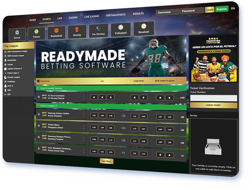 Readymade Betting Software