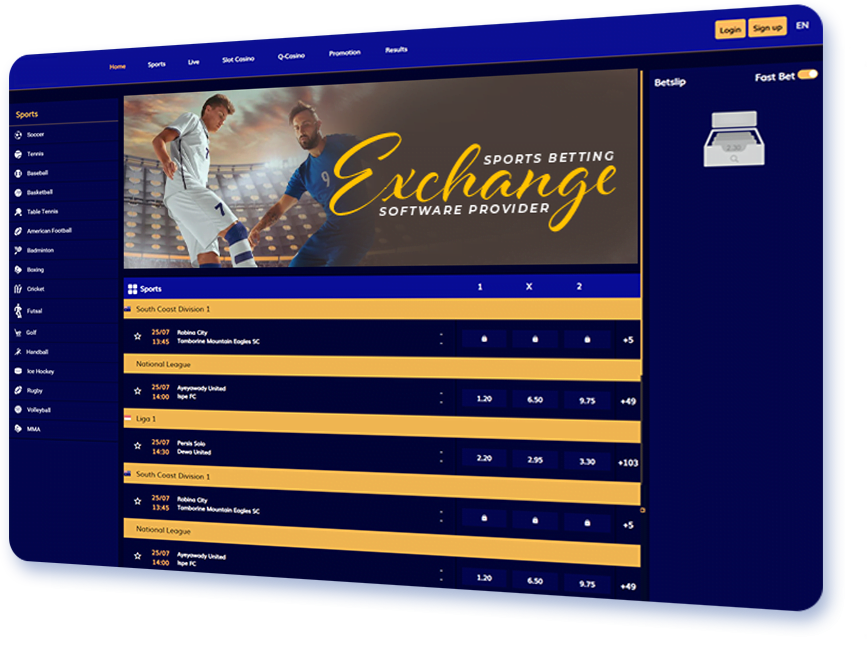 Sports Betting Exchange Software Provider