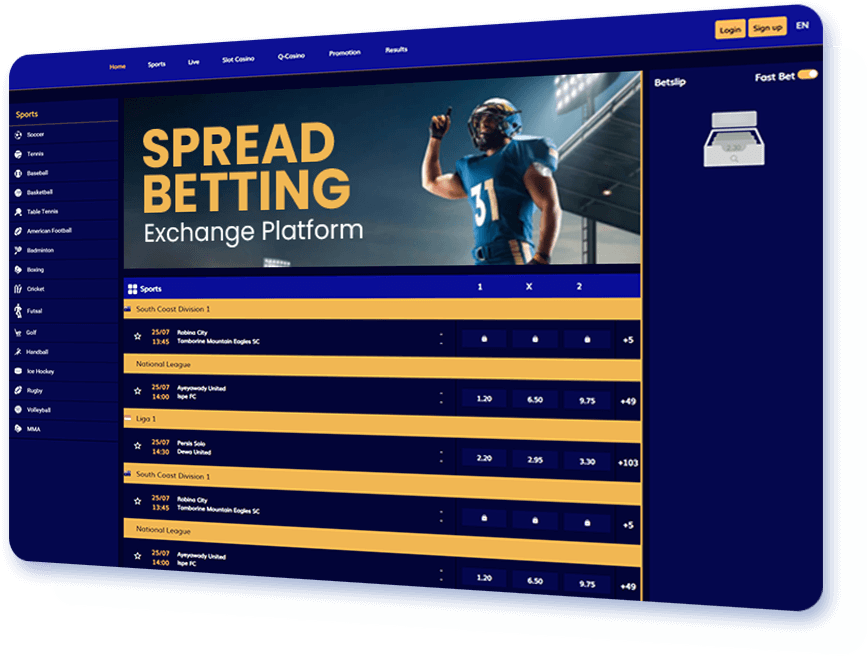 Spread Betting Exchange Platform