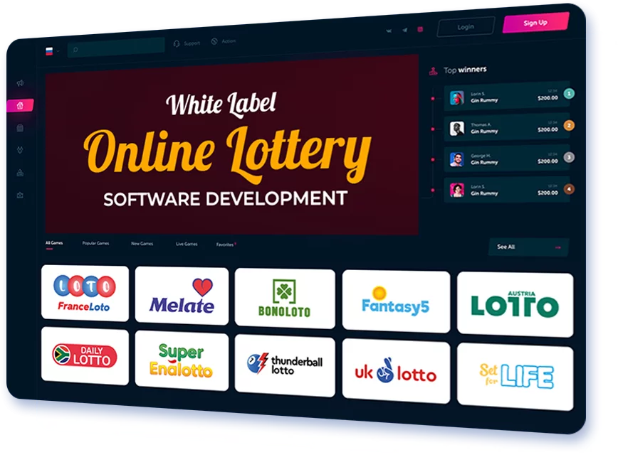 White Label Online Lottery Software