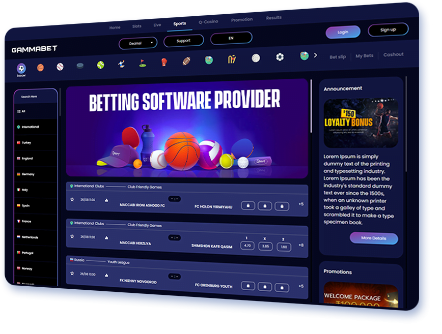 Betting Software Provider