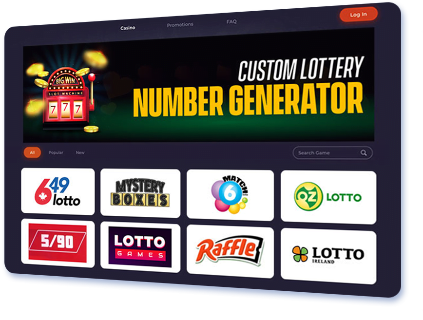 Custom Lottery Number Generator