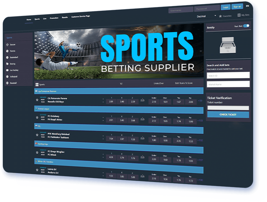 Sports Betting Supplier