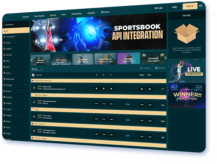 Sportsbook API Integration