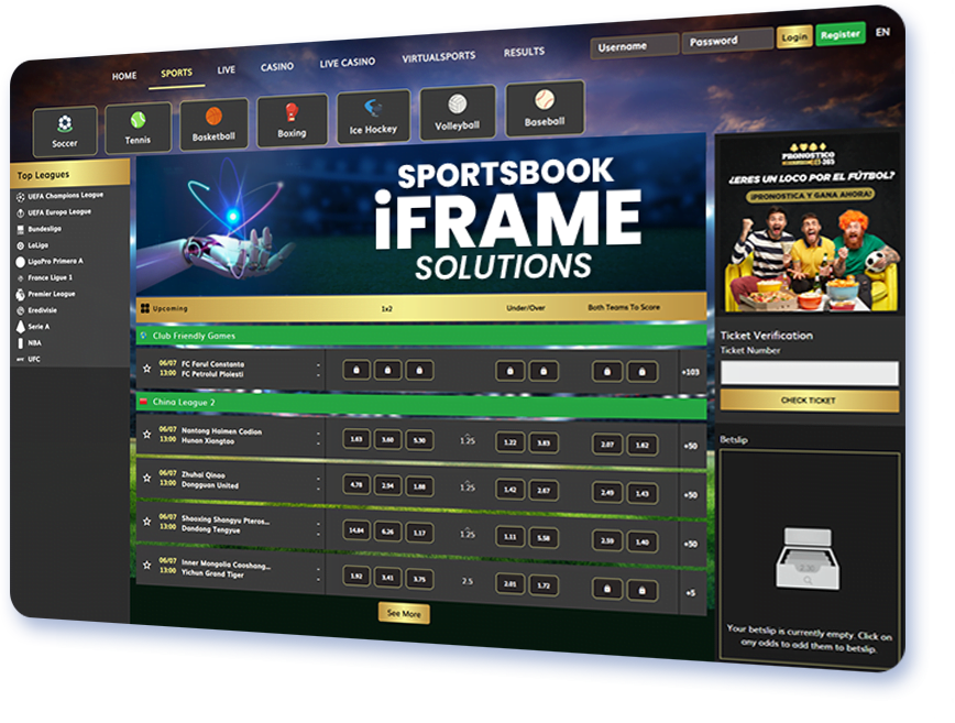 Sportsbook iFrame Solutions