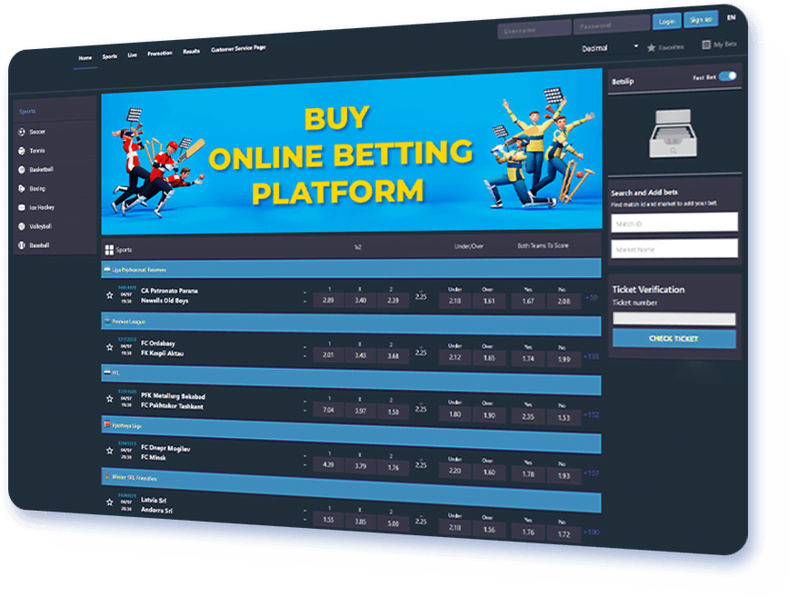 Buy Online Betting Platform