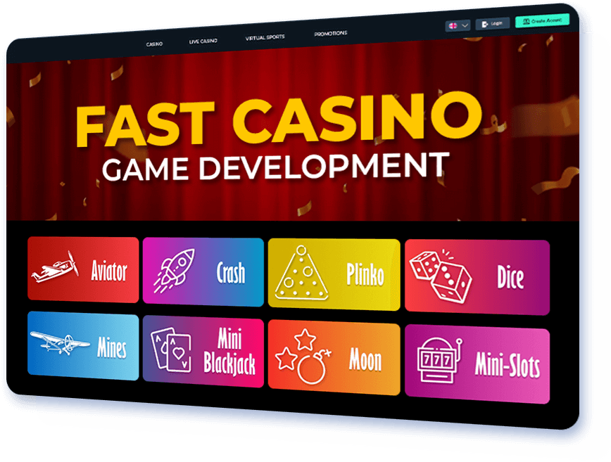 Fast casino game development