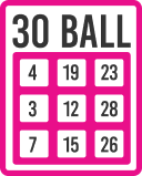 30 Ball Or Speed Bingo