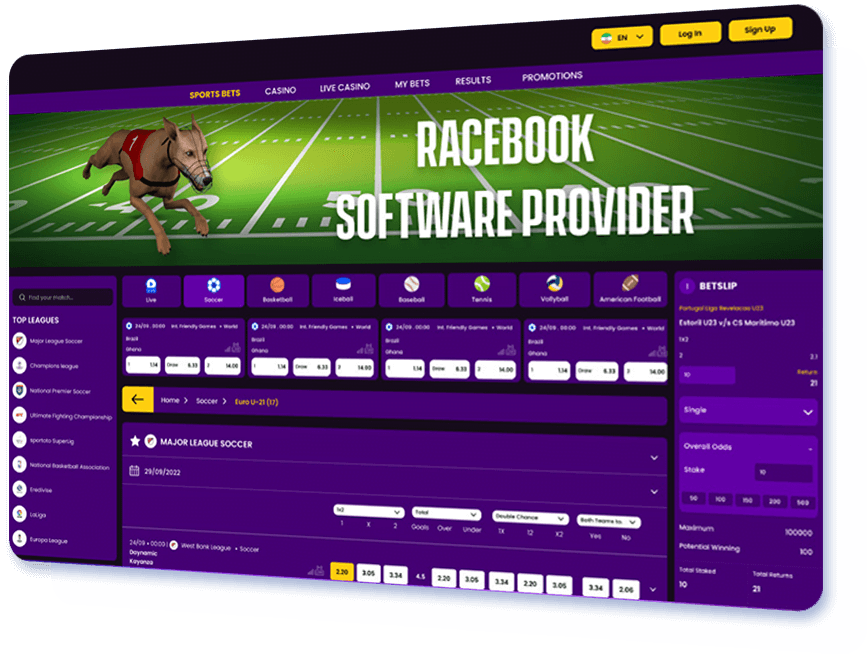 Racebook Software Provider