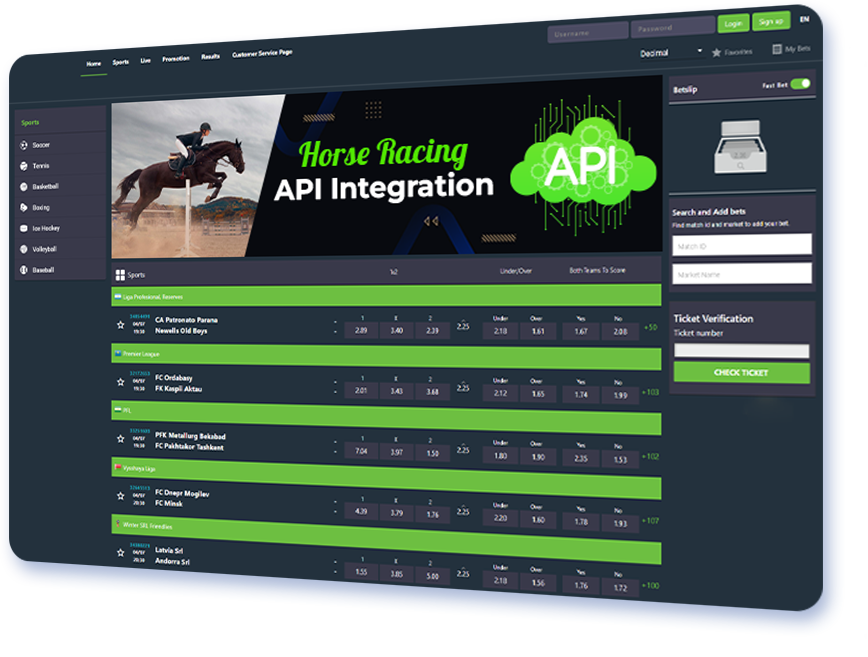 Horse Racing API Integration