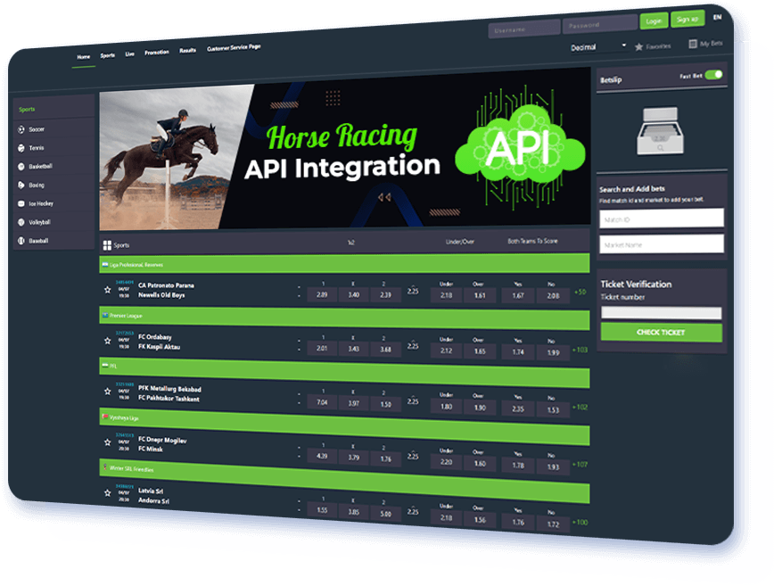 Horse Racing API Integration