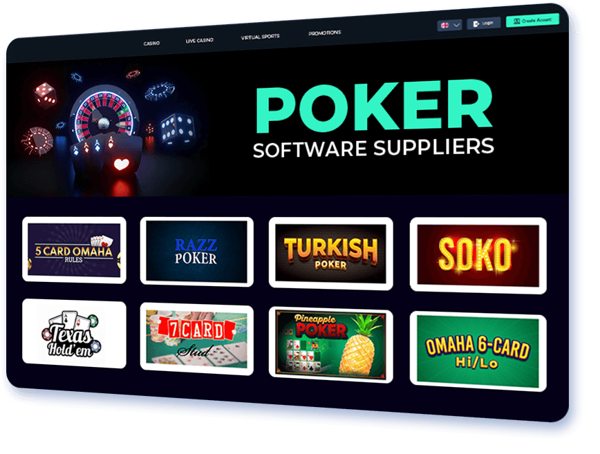 Poker Software Suppliers