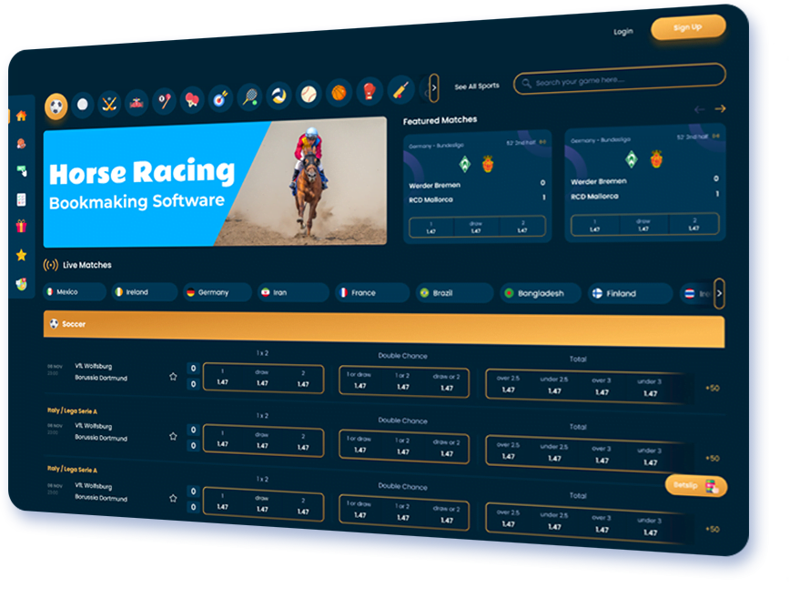 Horse Racing Bookmaking Software