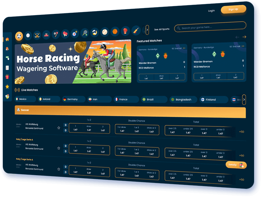 Horse Racing Wagering Software