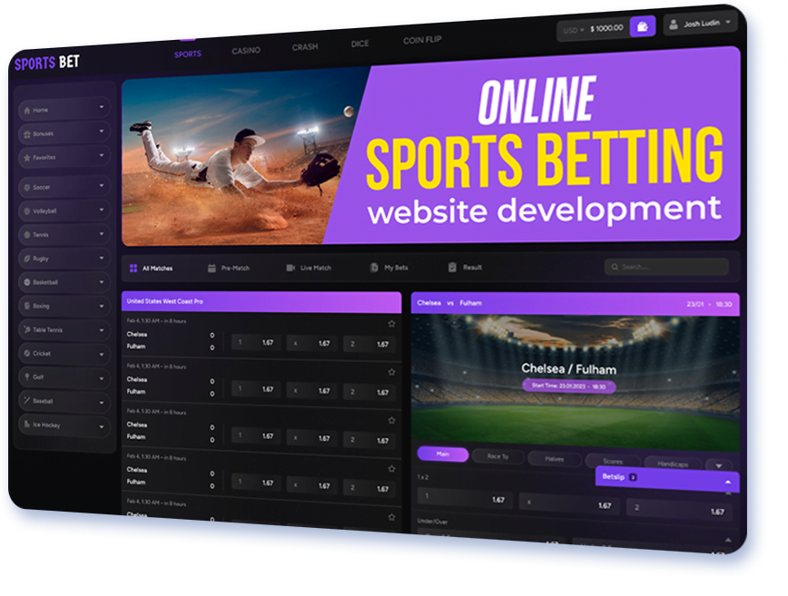 Online Sports Betting Website Development - GammaStack