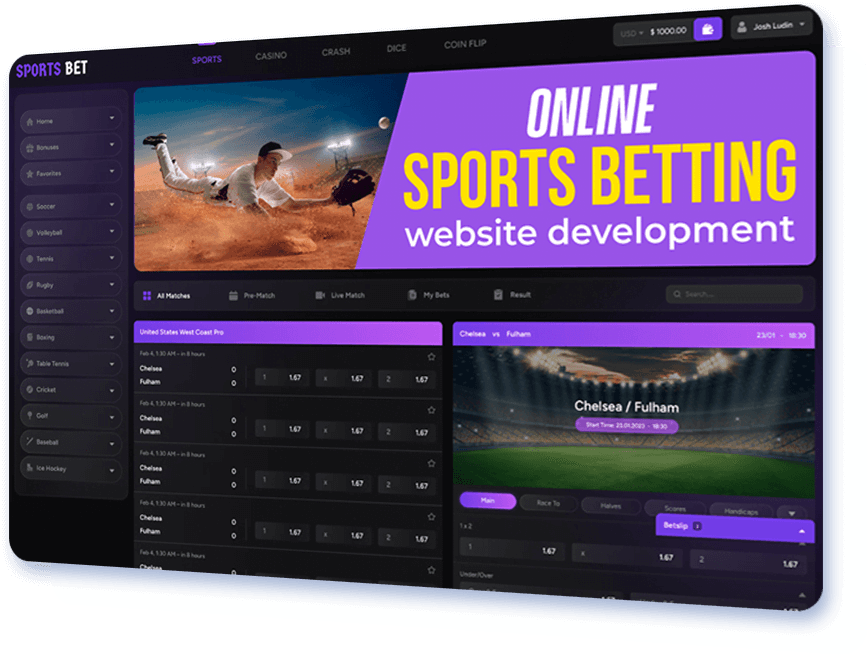 Online Sports Betting Website Development