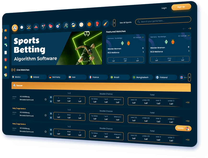 Sports Betting Algorithm Software