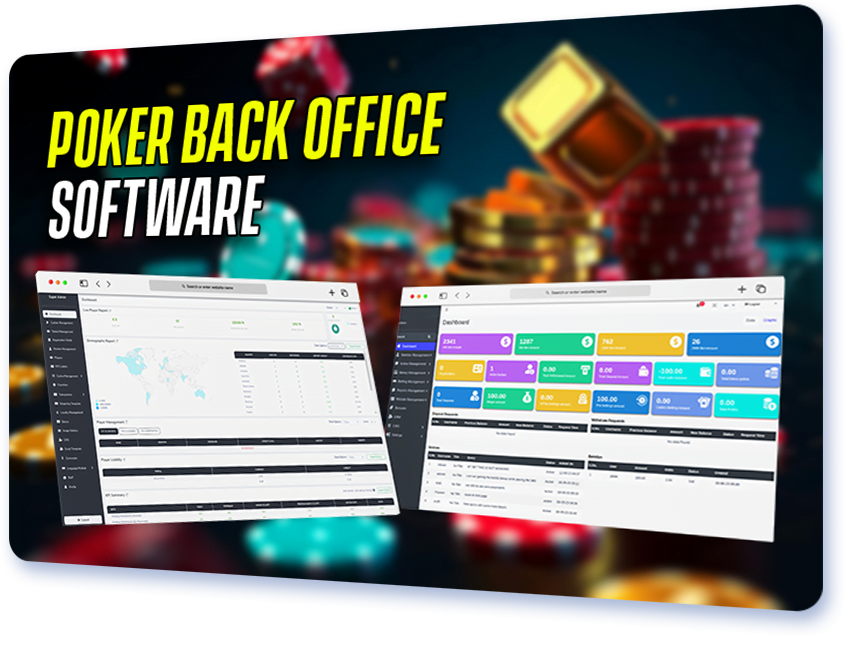 Poker back office software