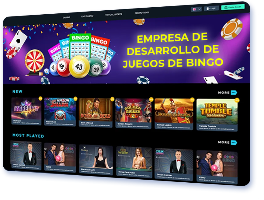 Juegos de bingo para casinos en línea