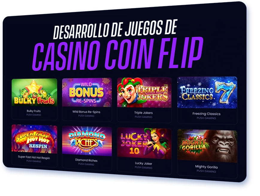 Desarrollo de juegos de casino Coin Flip