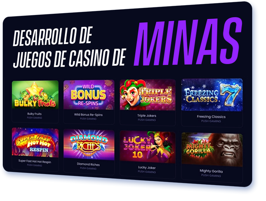 Desarrollo de juegos de casino de minas