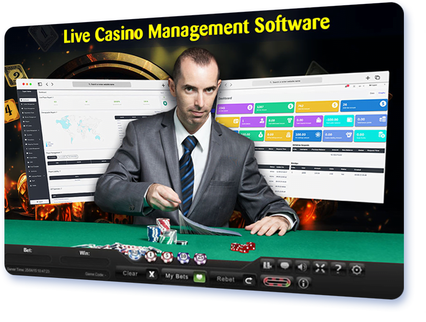 Live casino management software