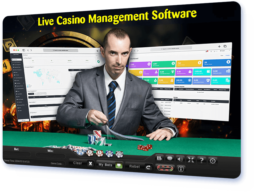 Live casino management software