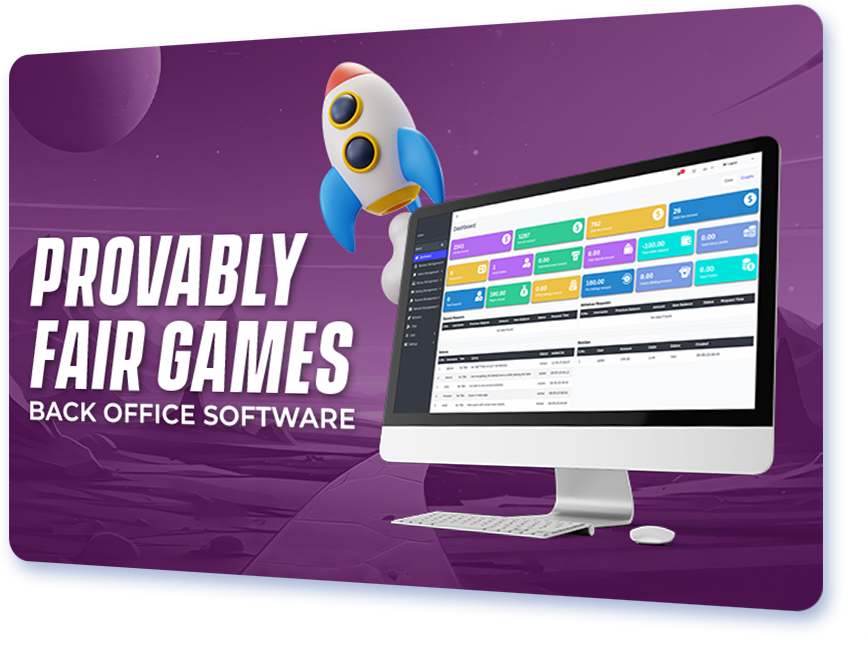 Provably Fair Games Back Office Software