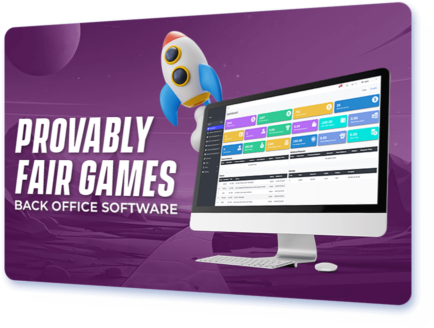 Provably Fair Games Back Office Software