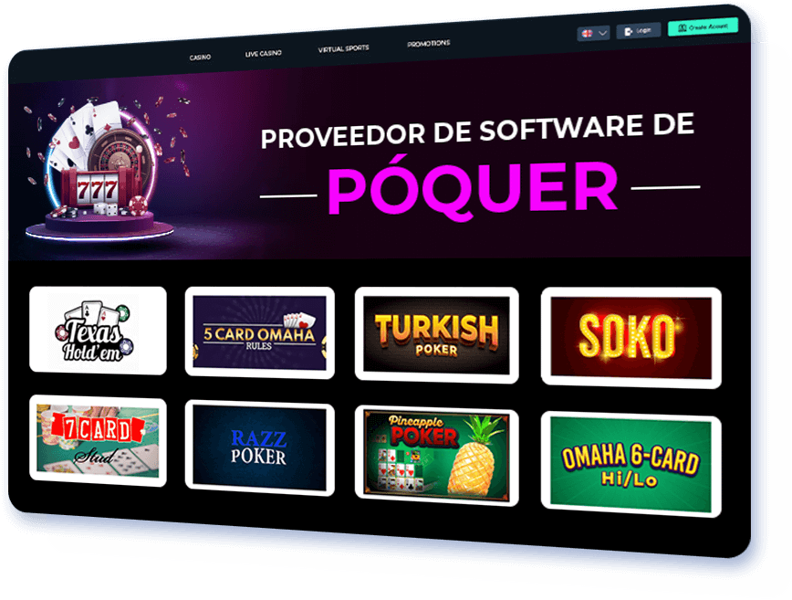 Software de póker a medida