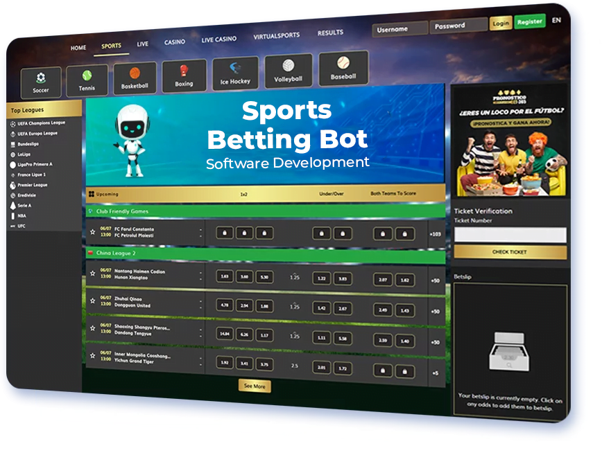 Sports Betting Bot Software Development