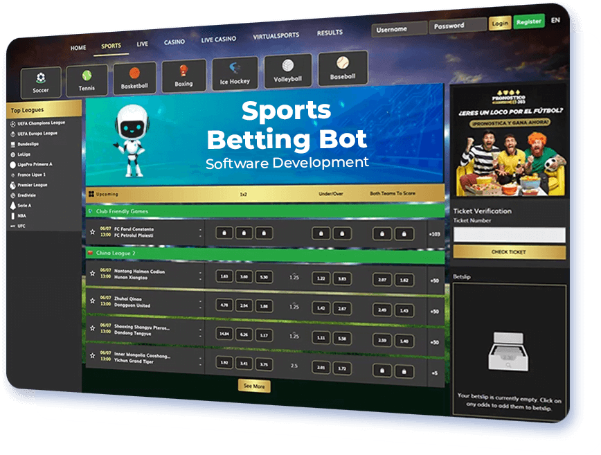 Sports Betting Bot Software Development