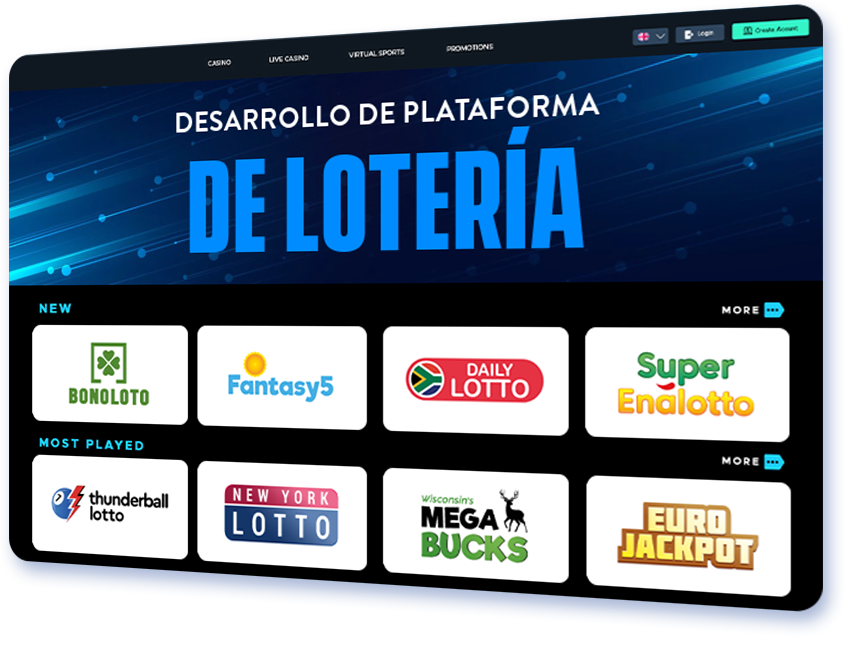 Desarrollo de plataforma de lotería