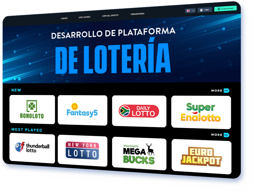 Desarrollo de plataforma de lotería