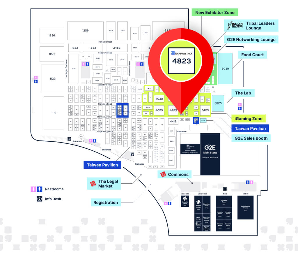 G2E 2023 map