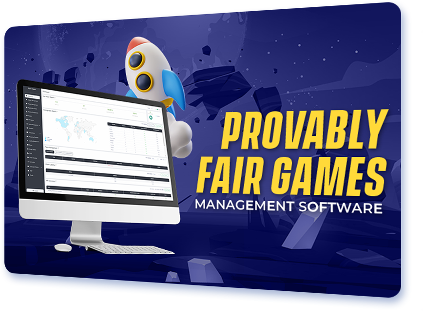Provably Fair Games management software