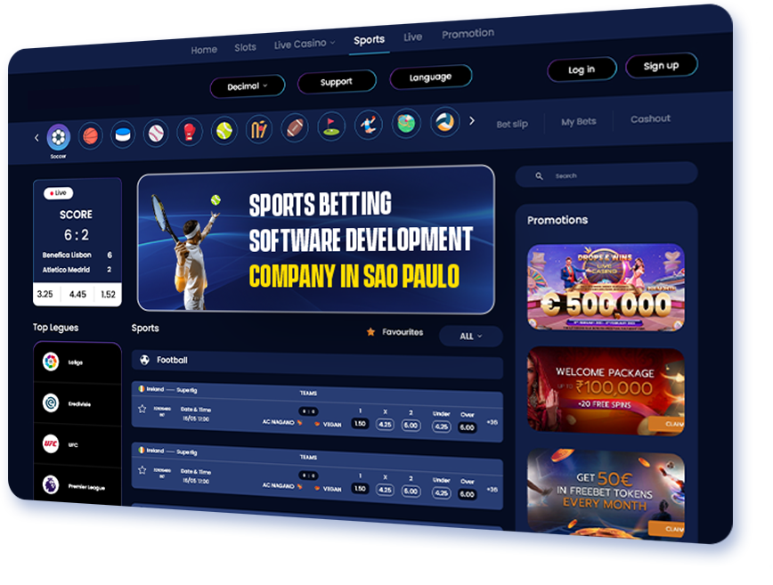 Sports Betting Software Development Company in Sao Paulo
