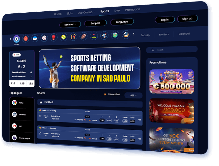 Sports Betting Software Development Company in Sao Paulo