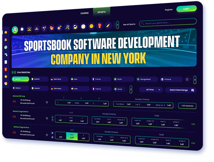 Sportsbook Software Development Company in New York