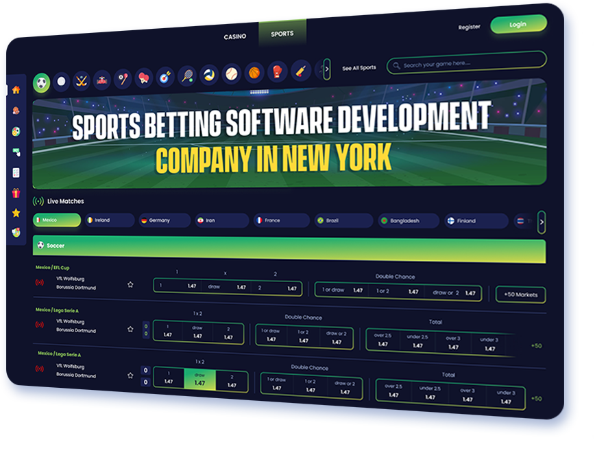 Sports Betting Software Development Company in New York