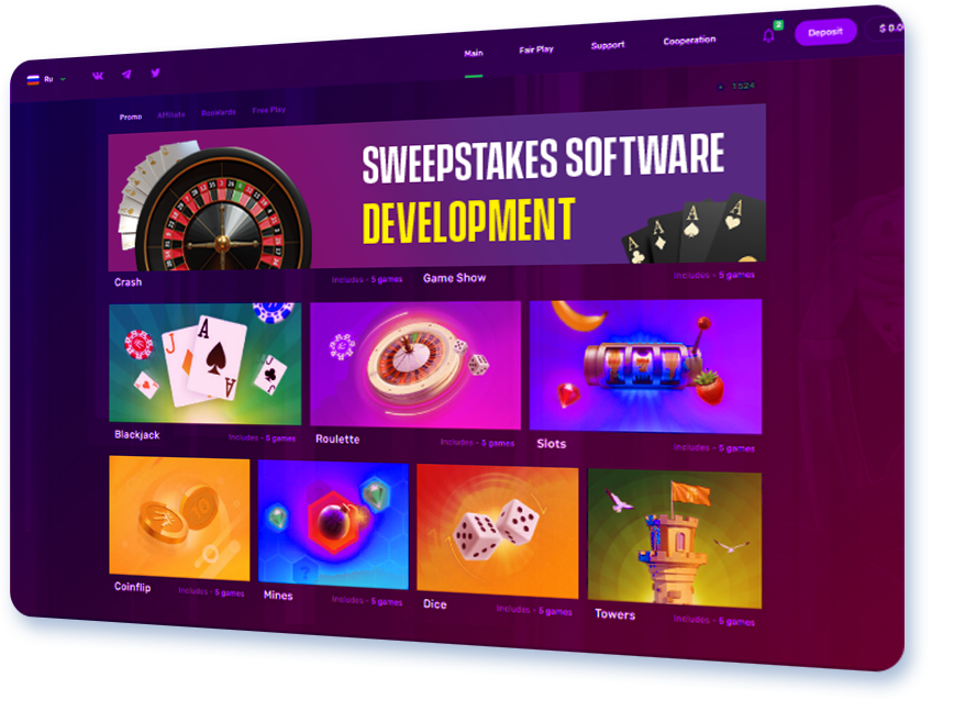 Sweepstakes Software Development