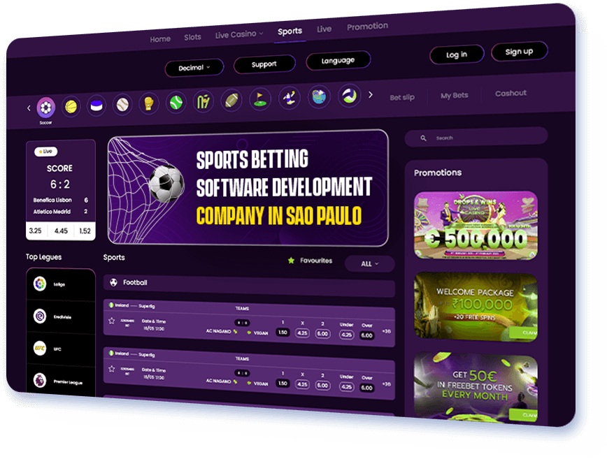 Sportsbook Software Development Company in Sao Paulo