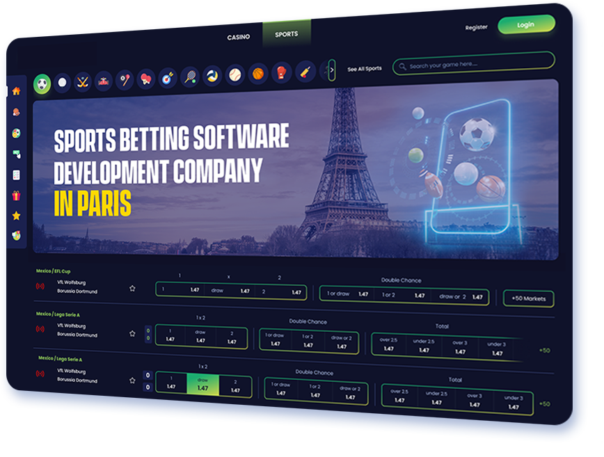 Sports Betting Software Development Company in Paris
