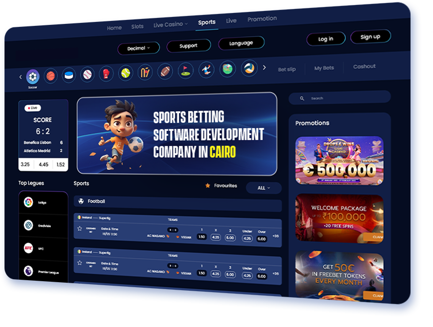 Sports Betting Software Development Company in Cairo