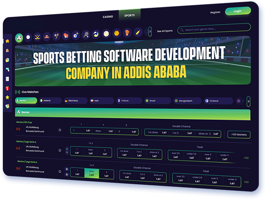 Sports Betting Software Development Company in Addis Ababa