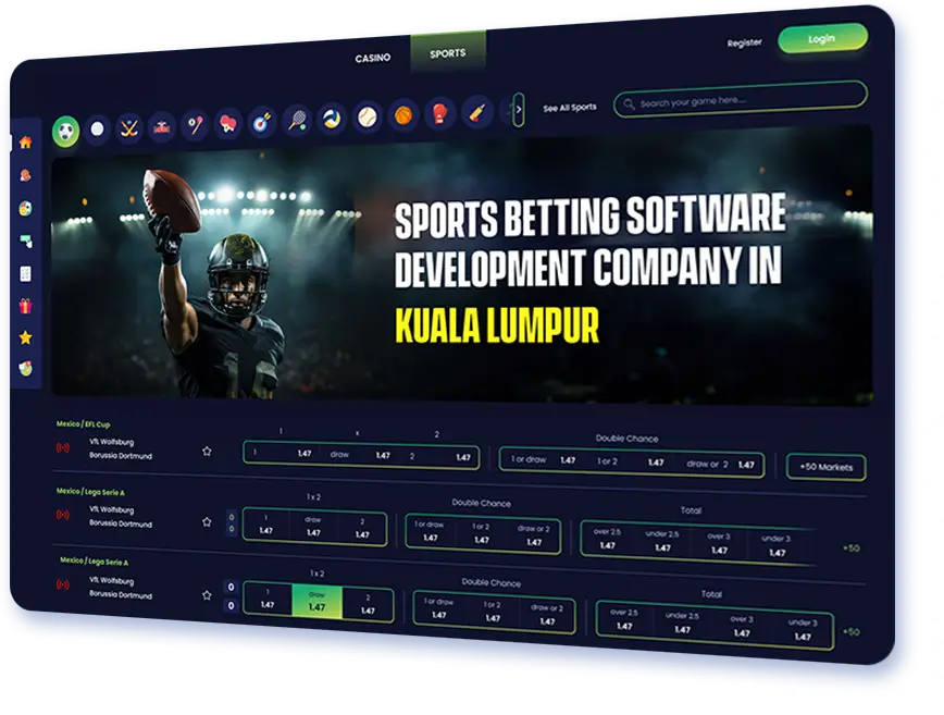 Sports Betting Software Development Company in Kuala Lumpur